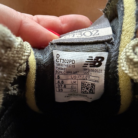 New Balance CT302 Tan and Gray Casual Sneakers - Picture 6 of 6